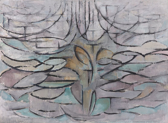 Piet Mondrian: Flowering Apple Tree
